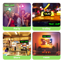 TUERBB K6 Smart Car LED Display Screen - Flexible Scrolling Sign Bluetooth APP Programmable Sign Board for Car Rear Window