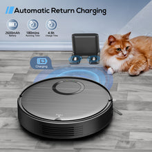 Teendow T7S Electric Floor Cleaning Robot 2000Pa Vamcuum Cleaner 2 In 1 Vamcuuming and Mopping Remote Control+APP+Voice Control Suitable for Home