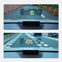 Car HUD Head-up Display GPS Multi-function Speedometer HD Instrument Display Over-speed Warning for All Vehicle