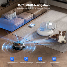 Teendow D10S MAX 2-in-1 Robot Vacuum & Mop,4500Pa Suction,Auto-Empty Station,Smart Mapping,Alexa & Google Assistant Compatible