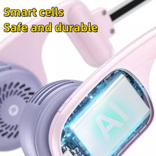 Portable Neck Fans, Wearable Personal Fan, 3200 Mah Battery Powered Bladeless Fan for Outdoor Travel