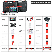 Autel Diagnostic Tools MaxiPRO MP808 S KIT Auto Scanner with Online ECU Coding Read/Erase Fault Codes MP808 Upgrade