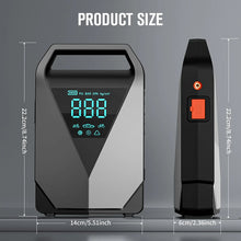 TUERBB 4000A Car Emergency Starter Portable Tire Inflator Multifunctional Jump Starter Power Bank for 12V Cars with Up To 8.0L Gasoline And 6.0l Diesel Engines