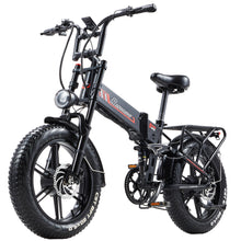 RANDRIDE YX20M-2 Electric Bike 48V 20AH 500W*2 (Peak 1000W*2) Dual Motor Recommended Top Speed 25KM/H 20inch Tire 50-60KM Max Mileage 180KG Max Load Electric Bicycle