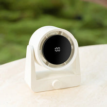 100-Speed Digital Display Desktop USB Fan – High-Power Air Circulator with Adjustable Angle and Punch-Free Wall-Mounted