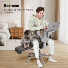 NEWTRAL FREEDOM-X FB Standard Edition with Armrests Multi-Posture Cross-legged Chair Short Lint PU Wheel