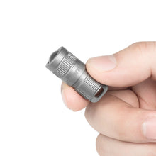 EDC PIMI Titanium Protable Mini Keychain Flashlight with 10180 Battery USB Rechargeable Waterproof LED Keychain Light Outdoor EDC Tools