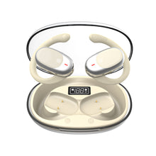 JM11 Bluetooth Headset Wireless Open Rotatable Digital Display Sports Headset for Exercise, Running, Motorcycle Riding