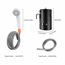 Portable Outdoor Electric Shower Pump for Camping Hiking Shower Bathing Equipment with USB Rechargeable for Camping Shower