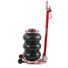iMars Air Jack 5 Ton / 11000 lbs Triple Bag Airbag Jack com seis tubos de aço 18,5 polegadas / 470 MM Macaco pneumático de levantamento rápido com alça ajustável para reparo de garagem de carro