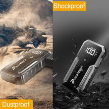 Popdeer PD-J01 20000mah 2500a carro ir para iniciantes 12v saída usb dupla display lcd para 8.0 gás/6.0l diesel