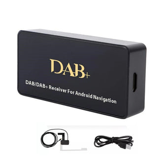 TUERBB DAB-004 DAB+ Antenna for Android Car Radio With USB Adapter GPS Stereo DAB Receiver Player Automatic Scan
