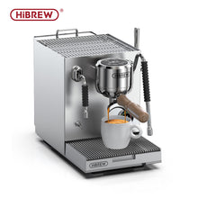 HiBREW H21 Professional Espresso Machine Dual-Boiler Dual-Pump 58mm Portafilter Programmable Shots 3-Hole Steam Wand 1.8L Tank