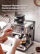 HiBREW H7 Lite Espresso Machine with Grinder 20 Bar Coffee Maker 44 Grind Settings PID & NTC Temperature Control Powerful Steam Wand