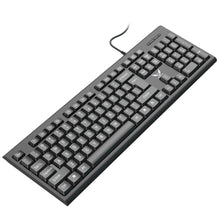 LD-618 Wired Keyboard & Mouse Combo Quiet Ergonomic Splash-Resistant 1000 DPI Precision USB for Office & Home Use