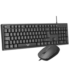 LD-801 Keyboard & Mouse Set USB Ergonomic Durable Design Silent Spill-Resistant 1000 DPI Comfortable Grip for Windows/Mac