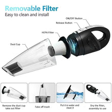 POPDEER VC01 Cordless Handheld Vacuum Cleaner 120W Portable Dustbuster for Cars Houses Pets