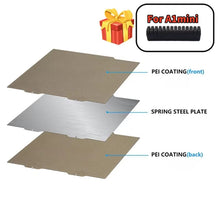 Bambu Lab A1 Mini PEI PEO PET Double Sided Magnetic Build Plate 184x184mm Spring Steel 3D Printer Heated Bed