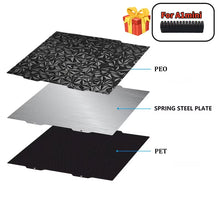 Bambu Lab A1 Mini PEI PEO PET Double Sided Magnetic Build Plate 184x184mm Spring Steel 3D Printer Heated Bed