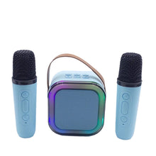 K12 KTV Karaoke Microphone Speaker Wireless Bluetooth Lecture Conference Voice Box Mini Color Light Audio