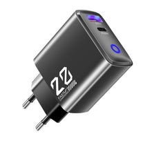 20W TYPE-C Charger European Standard USB+PD Quick Charging Head