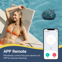 Ultenic Pooleco 10s Cordless Robotic Pool Cleaner with APP/Remote Control, 3-Motor Suction, 90Mins Runtime,5000mAh, Auto Self-Parking, 2.5h Fast Charging, Cleans Up to 850 Sq.ft, Ideal for Above/In-Ground Pools