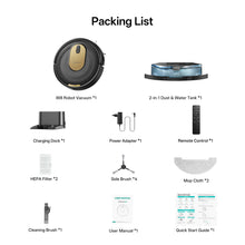 Vactidy W8 Robot Vacuum and Mop Combo, 5000Pa Strong Suction, 150Min Runtime, Smart App & Voice Control, Self-Charging Robotic Vacuum Cleaner for Pet Hair, Carpet & Hard Floor