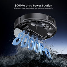 Proscenic Q10 Smart Vacuum Cleaner Robot with All-in-One Vacuum & Mop 8000Pa Suction LiDAR Navigation 200-Min Runtime 5-Stored Maps