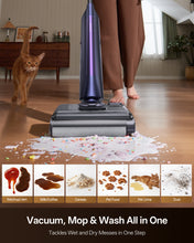 Ultenic ACl TriFlex Cordless Wet Dry Vacuum Cleaner, 180° Lay-Flat Suction Wiper, 55 Minutes Runtime, Self-Cleaning System, Separated Dual Tanks, for Household Cleaning