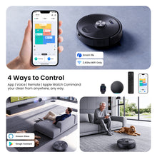 Proscenic Q10 Smart Vacuum Cleaner Robot with All-in-One Vacuum & Mop 8000Pa Suction LiDAR Navigation 200-Min Runtime 5-Stored Maps