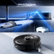 Proscenic Q10 Smart Vacuum Cleaner Robot with All-in-One Vacuum & Mop 8000Pa Suction LiDAR Navigation 200-Min Runtime 5-Stored Maps