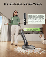 Vactidy X7S Cordless Wet Dry Vacuum, 180 Flat Reach, 40 Min Runtime, 3-in-1 with Self-Cleaning, 450ML Dirty Water Tank, 800ML Cleaner Water Tank, 0.8KG Lightweight Design