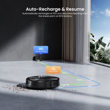 Proscenic Q10 Smart Vacuum Cleaner Robot with All-in-One Vacuum & Mop 8000Pa Suction LiDAR Navigation 200-Min Runtime 5-Stored Maps