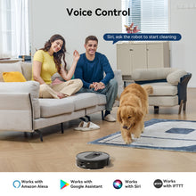 Proscenic Q8 Robot Vacuum Cleaner with Wiping Function 4200Pa,200min,Powerful Laser Navigation, Control via App Alexa Siri IFTTT Google