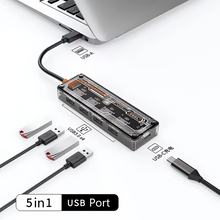 Basix SW4U-A/SW4U-C 4-in-1 USB-C/USB-A, SW8V 8-in-1 SW10V/SW10V-PRO 10-in-1/Type-C HUB 4K 30Hz Dock Station,Type-C to HDMI/USB/TF Card Compatible RJ45 Ethernet PD100W,100Mbps,Gigabit Ethernet Port