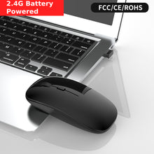 T6 Wireless Mouse with Dual 2.4G & Bluetooth RGB Lighting Adjustable DPI Type-C Charging Compatible with Windows/iOS