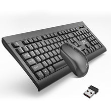 X901 2.4G Wireless Keyboard & Mouse Combo Slim Durable 1600 DPI Splash-Resistant Ergonomic Plug & Play