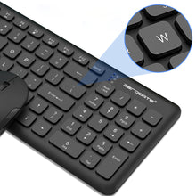 X902 2.4G Wireless Keyboard and Mouse Combo Slim Portable Splash-Resistant 10m Range Plug & Play Ergonomic Design