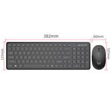 X902 2.4G Wireless Keyboard and Mouse Combo Slim Portable Splash-Resistant 10m Range Plug & Play Ergonomic Design