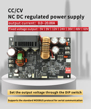 XY6020L CNC Adjustable Direct Current Stabilized Voltage Power Supply Base Plate Constant Voltage and Current Step-down Module With LCD Display CC CV Step-Down Modules