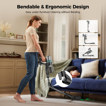 Proscenic P16 Cordless Vacuum Cleaner – 45000Pa Suction, 55Min Runtime, Anti-Tangle, GreenEye Laser, Foldable Design for Pet Hair, Carpets & Hard Floors