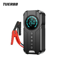 Tuerbb T-JA01 4 em 1 carro ir para iniciantes bomba de ar banco potência iluminação compressor carros partida da bateria inflador de pneus automático