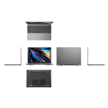 CRENET YG160 16" Laptop | Intel® N95 (Up to 3.40GHz), 16GB DDR4, 512GB M.2 SSD, FHD IPS Display, Fingerprint Reader, RGB Keyboard, 30W Camera, 5000mAh Battery, Gigabit RJ45