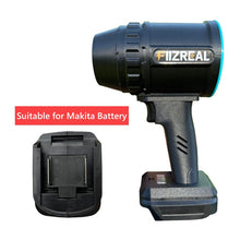 Fiizreal F-64 Portable High-Power Ducted Fan – 64mm Brushless Motor, 1800g+ Wind Force, Compatible with Milwaukee/DEWALT/Makita Batteries, Variable Speed Trigger